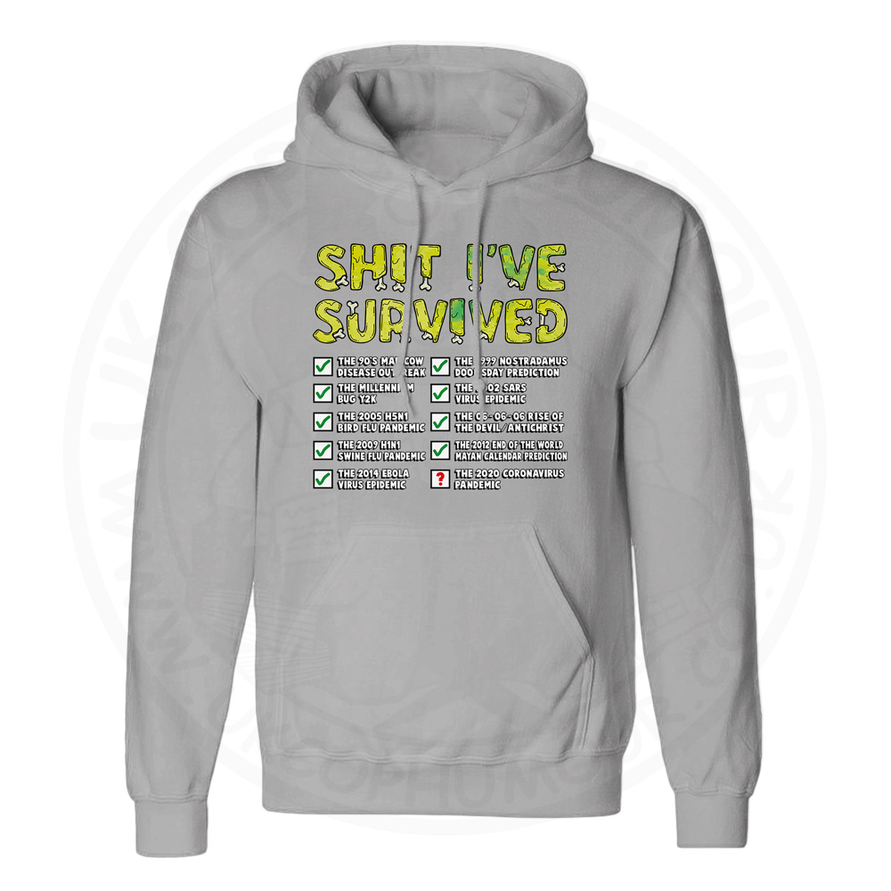 Unisex Ive Survived Hoodie - Charcoal, 2XL