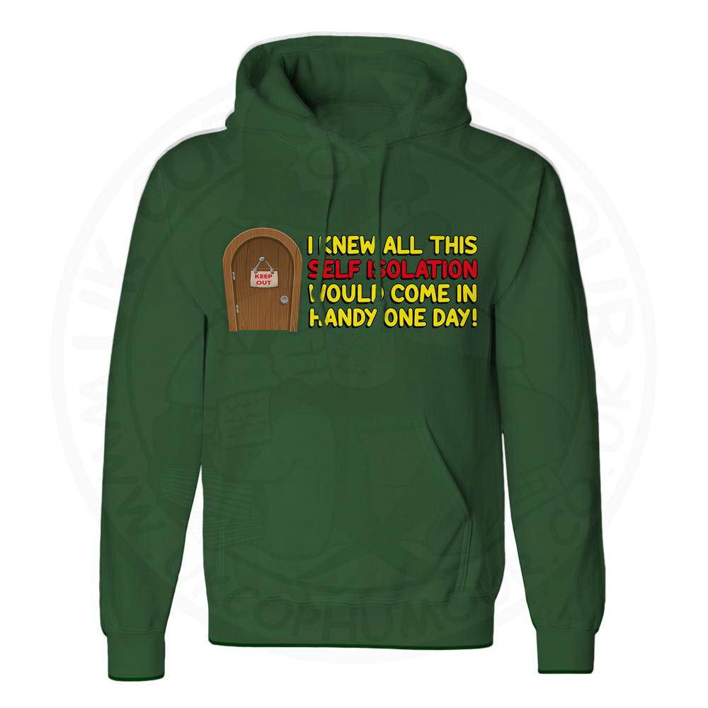 Unisex Self Isolation Hoodie - Forest Green, 2XL
