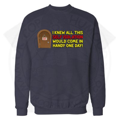 Self Isolation Sweatshirt - Navy, 3XL