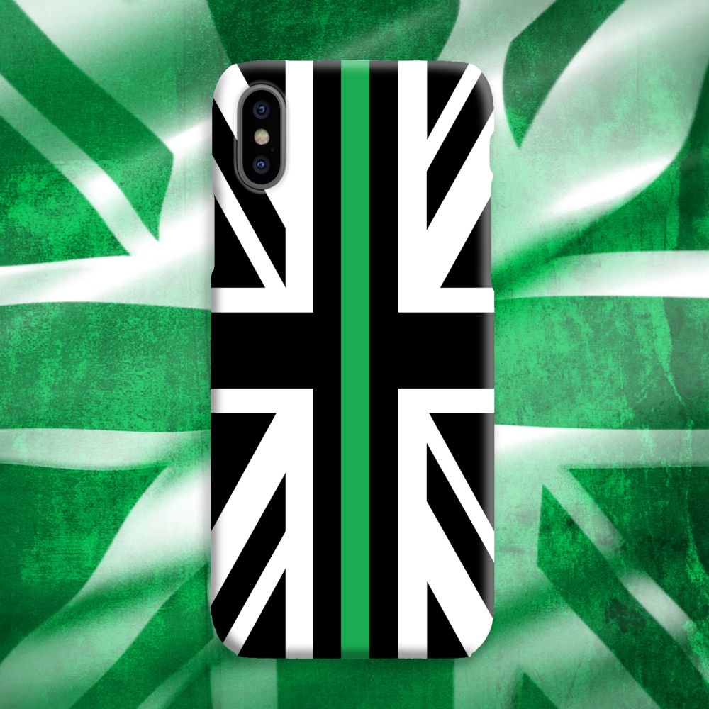 Thin Green Line Flag Phone Case | UK Cop Humour