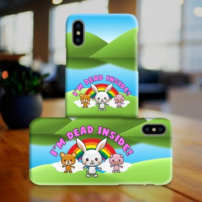 Dead Inside Mobile Phone Case - 3D Slim Gloss