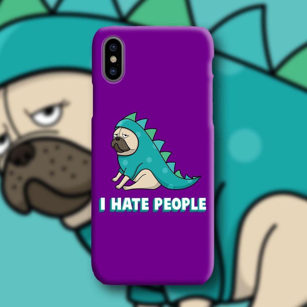 Hate People Mobile Phone Case
