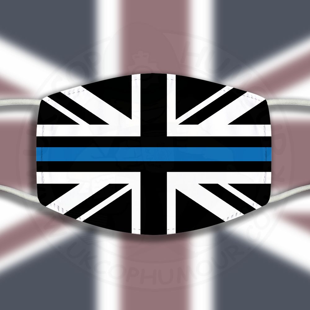 Thin Blue Line Union Jack Face Cover