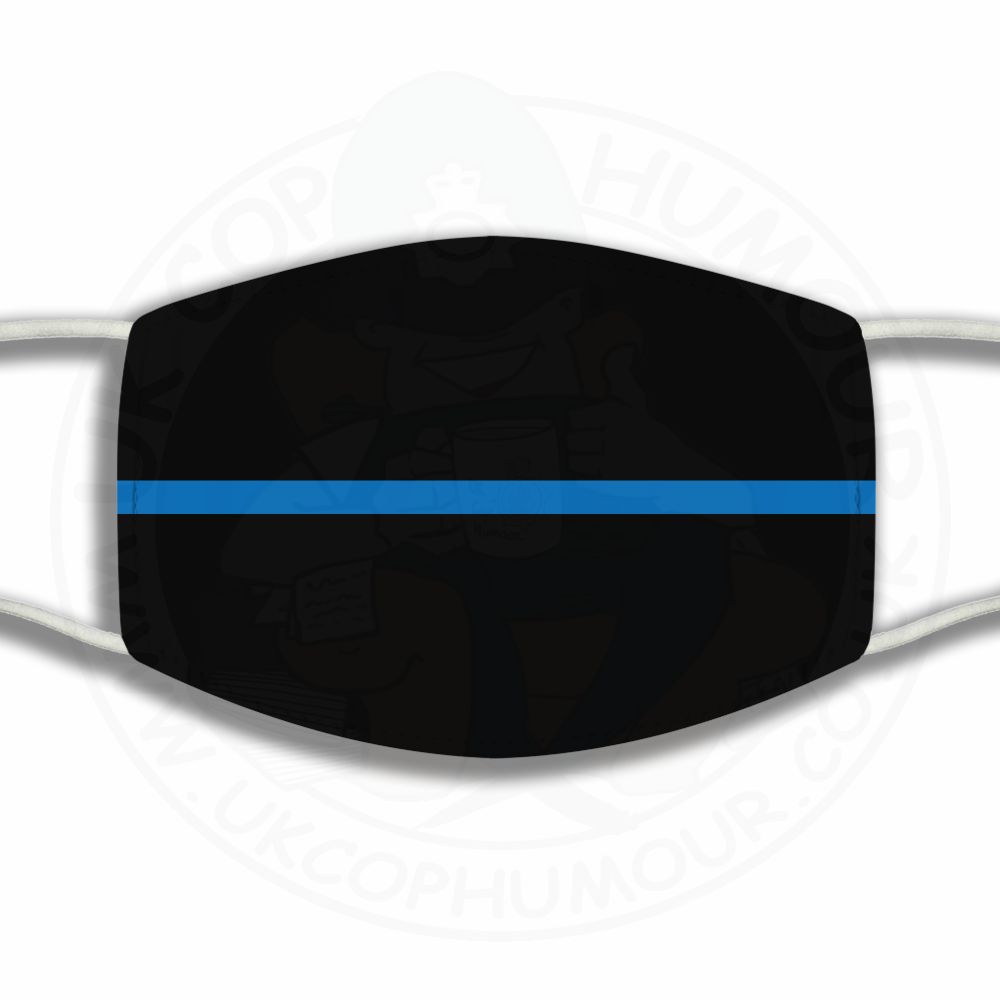 Thin Blue Line Face Cover
