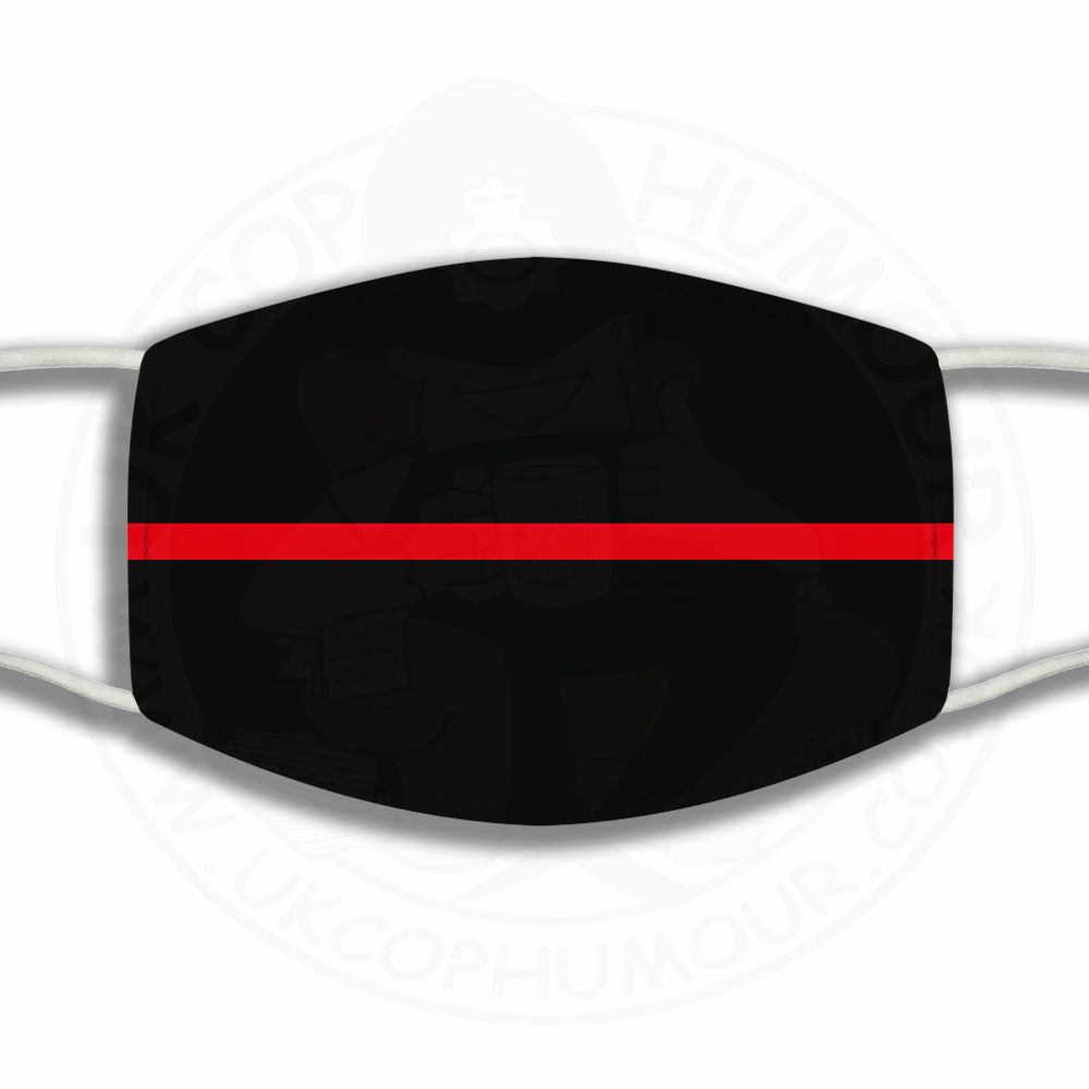 Thin Red Line Face Cover