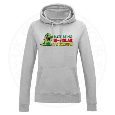 Ladies Bi-Polar Hoodie - Grey, 18