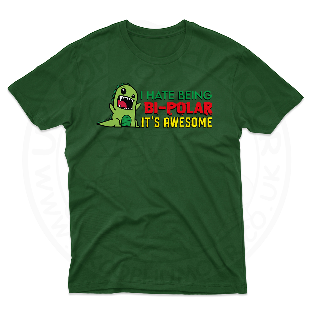 Mens Bi-Polar T-Shirt - Forest Green, 2XL