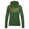 Ladies Builds A Dam Hoodie - Bottle Green, 18