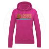 Ladies Builds A Dam Hoodie - Hot Pink, 18