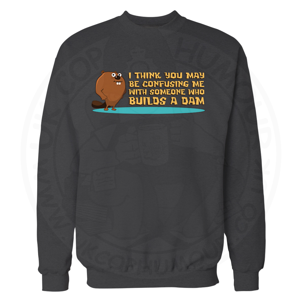 Builds A Dam Sweatshirt - Black, 3XL
