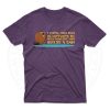 Mens Builds A Dam T-Shirt - Purple, 2XL