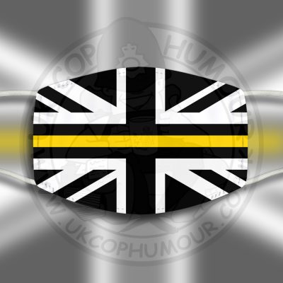 THIN YELLOW LINE Face Cover