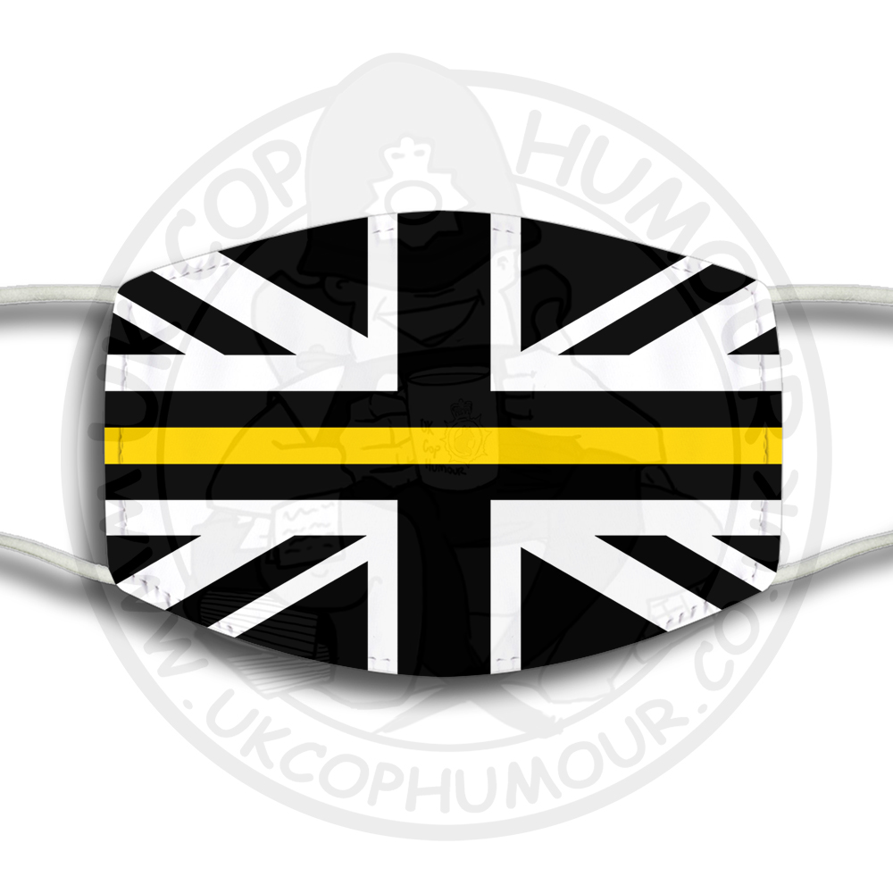 THIN YELLOW LINE Face Cover