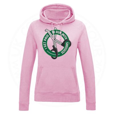 Ladies Run With Scissors Hoodie